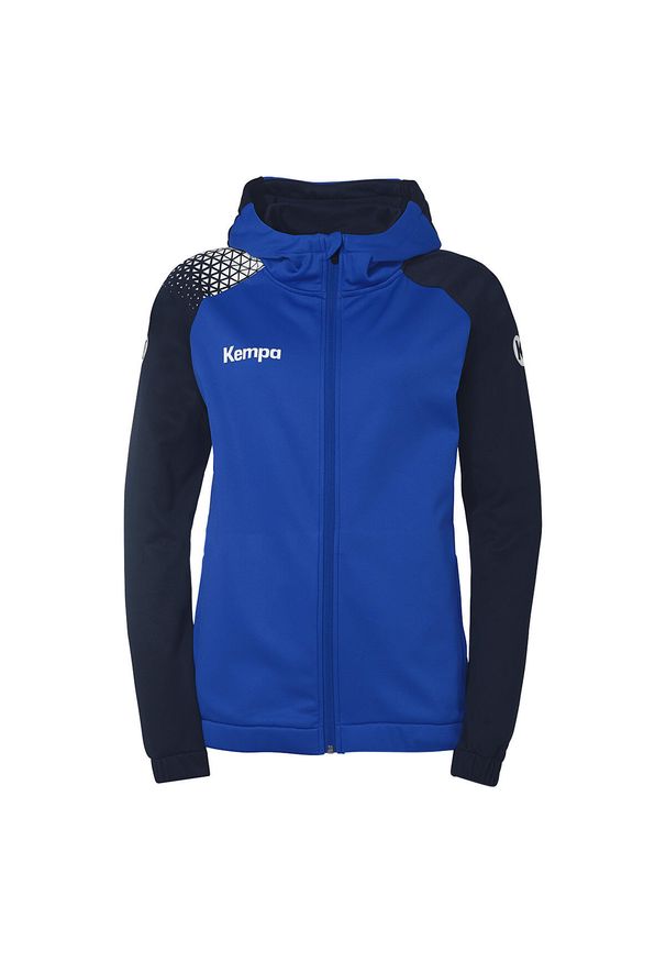 KEMPA - Bluza damska z kapturem Kempa Ambition 28. Typ kołnierza: kaptur. Kolor: niebieski. Sport: piłka ręczna