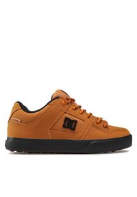 DC Sneakersy Pure Wnt ADYS300151 Brązowy. Kolor: brązowy. Materiał: nubuk, skóra