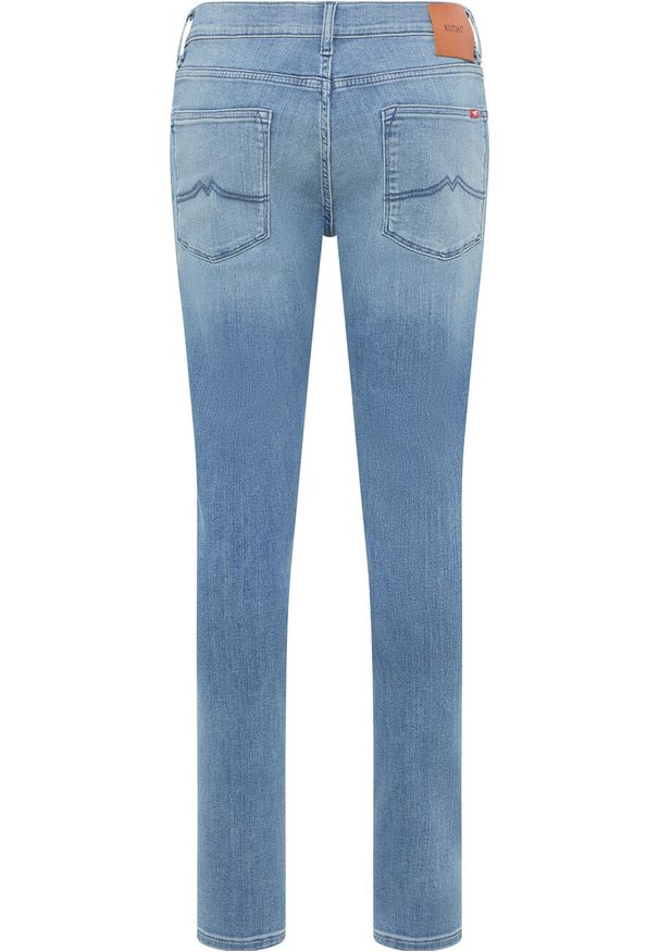 Mustang - MĘSKIE SPODNIE JEANSOWE MUSTANG ATLANTA SUPER SKINNY DENIM BLUE 1014186 5000 313
