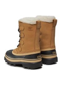 sorel - Sorel Śniegowce Caribou NL1005 Brązowy. Kolor: brązowy. Materiał: skóra, nubuk #6