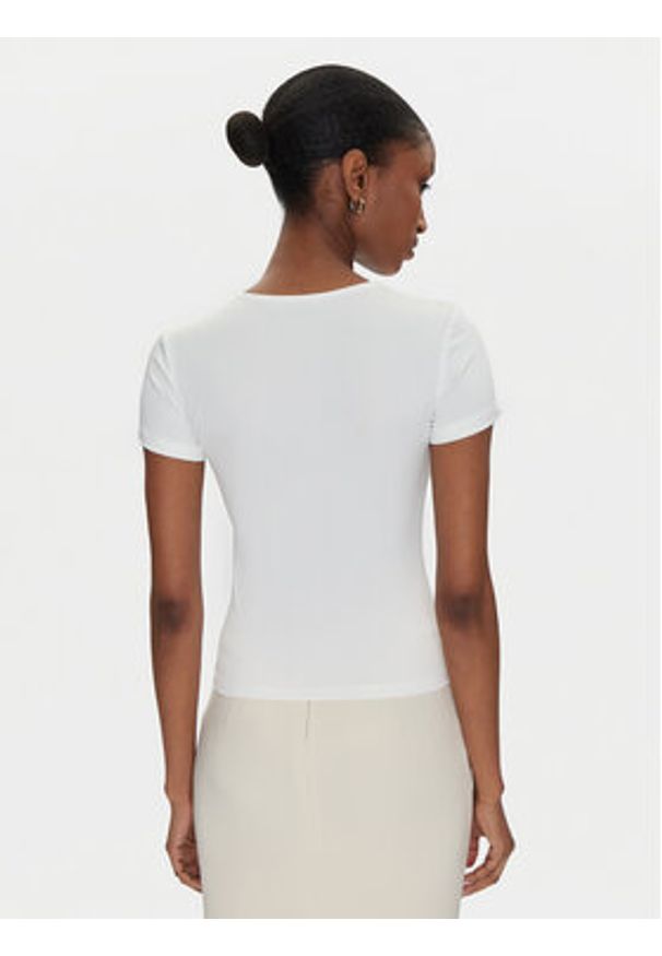 Rinascimento Bluzka CFC0122547003 Biały Regular Fit. Kolor: biały. Materiał: syntetyk