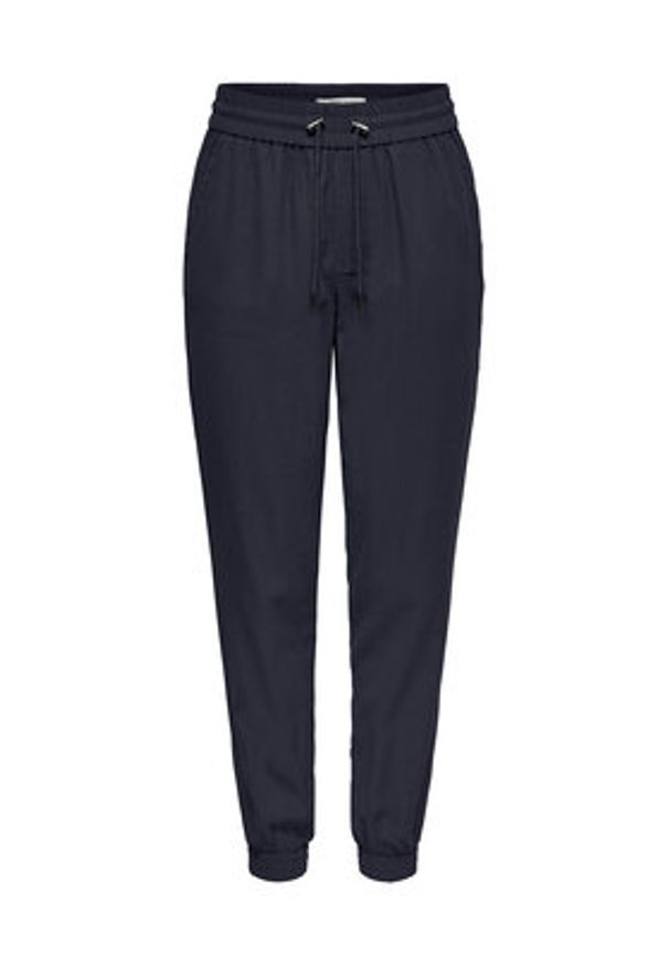 only - ONLY Spodnie dresowe Kelda 15203946 Granatowy Regular Fit. Kolor: niebieski. Materiał: wiskoza