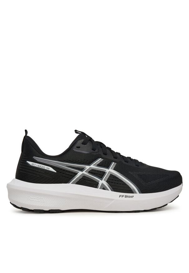 Asics Buty do biegania Gt-1000 14 1012B859 Czarny. Kolor: czarny. Materiał: mesh, materiał