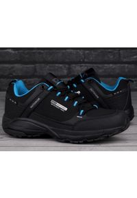 Buty damskie trekkingowe SOFTSHELL DK PREDATOR. Kolor: wielokolorowy, niebieski, czarny. Materiał: softshell