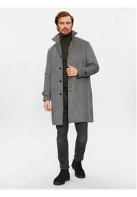 United Colors of Benetton - United Colors Of Benetton Płaszcz przejściowy 2VVSUN03C Szary Regular Fit. Kolor: szary. Materiał: syntetyk #5