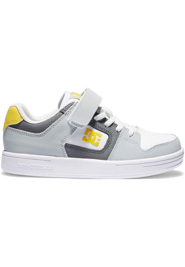 Buty dla dzieci DC Shoes Manteca 4 V. Kolor: biały. Materiał: skóra, materiał. Sport: turystyka piesza