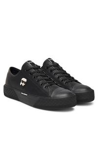 Karl Lagerfeld - KARL LAGERFELD Sneakersy KL95025 Czarny. Kolor: czarny. Materiał: skóra