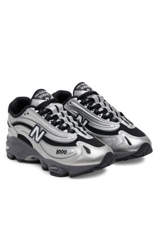 New Balance Sneakersy M1000EGR Srebrny. Kolor: srebrny. Materiał: skóra