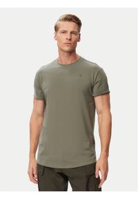 G-Star RAW - G-Star Raw T-Shirt Lash D16396-B353 Szary ciemny Regular Fit. Kolor: szary. Materiał: bawełna #1
