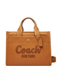 Coach Torebka CAM75 B4T7J Brązowy. Kolor: brązowy. Materiał: skórzane