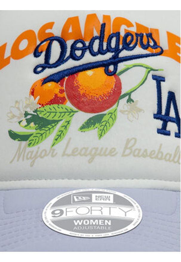 New Era Czapka z daszkiem La Dodgers Fruit Graphic 9Forty 60595263 Błękitny. Kolor: niebieski. Materiał: poliester, materiał