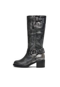 Bronx Kozaki High boots 14291-M Czarny. Kolor: czarny. Materiał: skóra #4