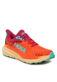 HOKA - Hoka Buty do biegania Challenger 71134498 Czerwony. Kolor: czerwony. Materiał: mesh, materiał