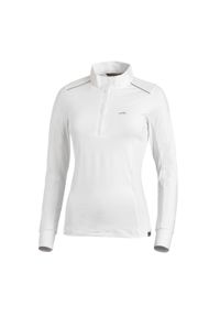 SCHOCKEMÖHLE - Kurtka konkursowa damska z długim rękawem Schockemöhle Adelaide UV. Kolor: biały. Długość rękawa: długi rękaw. Długość: długie. Styl: sportowy #1