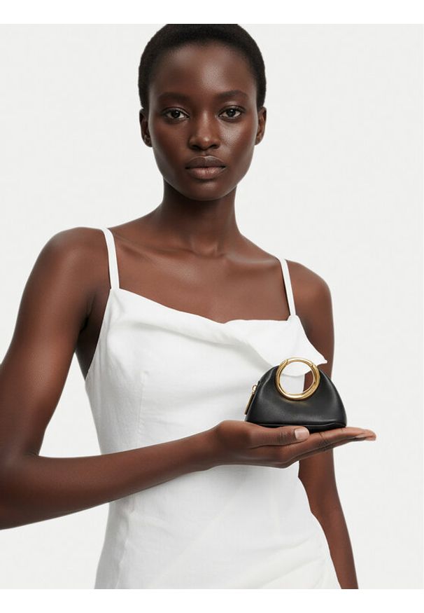 JACQUEMUS Bilonówka 25E251SL142-3171 Czarny. Kolor: czarny. Materiał: skóra