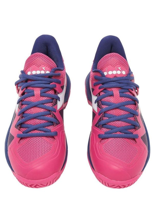 Buty tenisowe damskie Diadora B.Icon 2 AG. Kolor: biały, wielokolorowy, różowy, niebieski. Sport: tenis