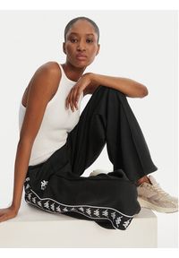 Kappa Spodnie dresowe Banda Malorie 37256WW Czarny Regular Fit. Kolor: czarny. Materiał: bawełna #5