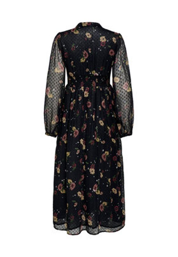 only - ONLY Sukienka codzienna Eliza 15355021 Czarny Regular Fit. Okazja: na co dzień. Kolor: czarny. Materiał: syntetyk. Typ sukienki: proste. Styl: casual