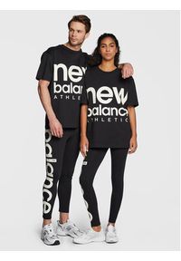 New Balance T-Shirt Unisex Athletics UT23505 Czarny Oversize. Kolor: czarny. Materiał: bawełna #5