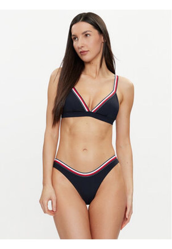 TOMMY HILFIGER - Tommy Hilfiger Dół od bikini UW0UW05293 Granatowy. Kolor: niebieski. Materiał: syntetyk