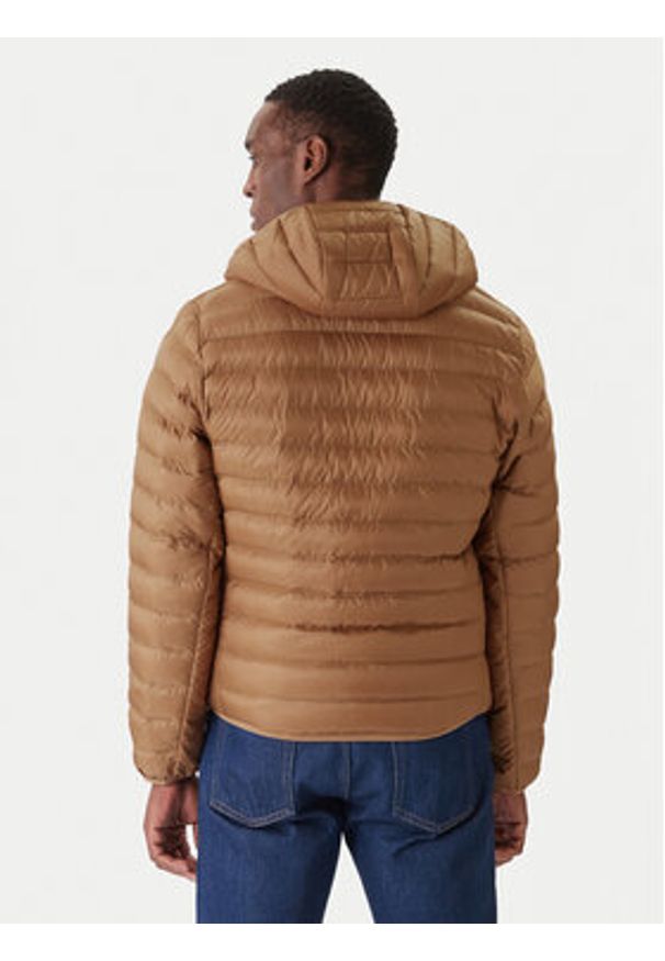 Lacoste Kurtka przejściowa BH2909 Brązowy Regular Fit. Kolor: brązowy