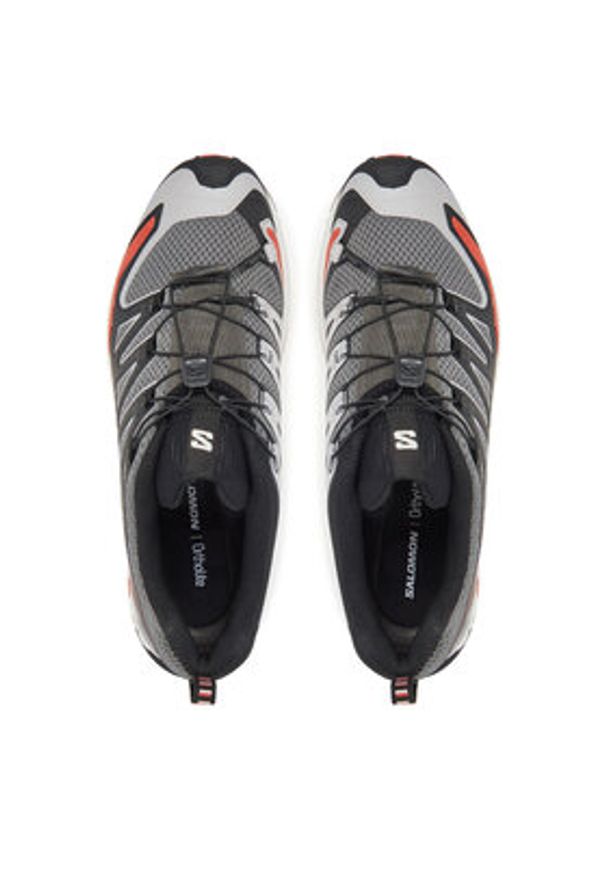 salomon - Salomon Buty do biegania Xa Pro 3D V9 L47747600 Szary. Kolor: szary. Materiał: materiał