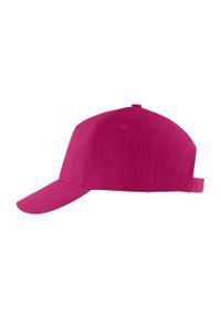 SOL'S - Buzz 5 Panel Baseball Cap. Kolor: różowy