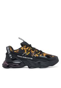 Versace Jeans Couture Sneakersy 79YA3SU2 ZSC94 G89 Czarny. Kolor: czarny. Materiał: materiał #4