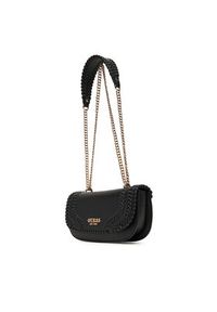 Guess Torebka Tatum HWNG96 67210 Czarny. Kolor: czarny. Materiał: skórzane