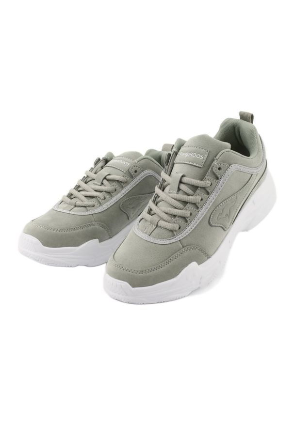 KangaRoos damski sportowy Gator Vapor Grey 39106 szare. Okazja: na co dzień. Kolor: szary. Materiał: skóra ekologiczna, zamsz, materiał. Szerokość cholewki: normalna