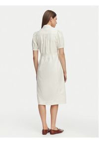 French Connection Sukienka jeansowa 71SZN Biały Regular Fit. Kolor: biały. Materiał: bawełna #2