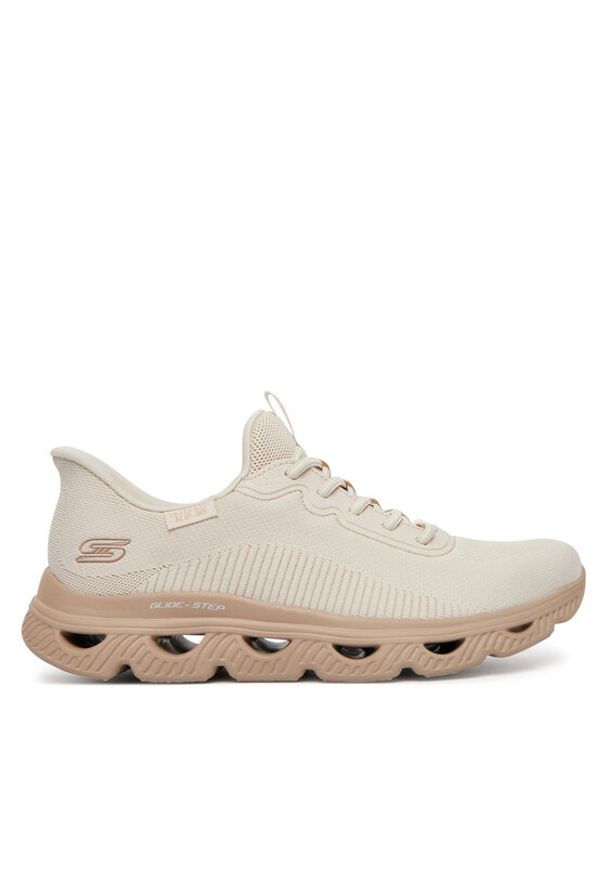skechers - Skechers Sneakersy BOBS Sport Arc 117629/NAT Beżowy. Kolor: beżowy. Materiał: materiał. Model: Skechers Sport
