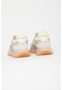 Pinko - Sneakersy damskie skórzane PINKO. Materiał: skóra #2
