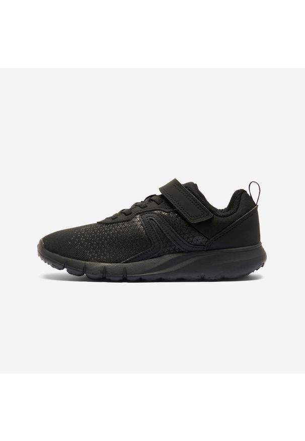 Decathlon - Buty dla dzieci Newfeel Soft 140. Okazja: na uczelnię. Zapięcie: rzepy. Kolor: czarny. Sport: turystyka piesza