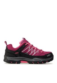 CMP Trekkingi Kids Rigel Low Trekking Shoes Wp 3Q13244J Różowy. Kolor: różowy. Materiał: zamsz, skóra