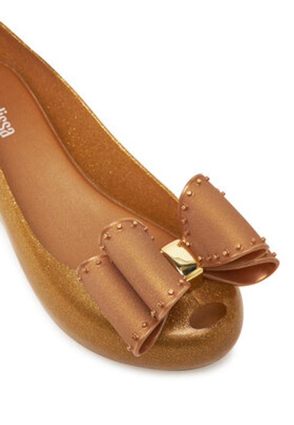 melissa - Melissa Baleriny Melissa Ultragirl Classic Bow Ad 35965 Złoty. Kolor: złoty