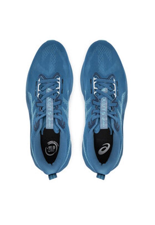 Asics Buty do biegania Novablast 5 1011B974 Biały. Kolor: biały, niebieski. Materiał: materiał, mesh