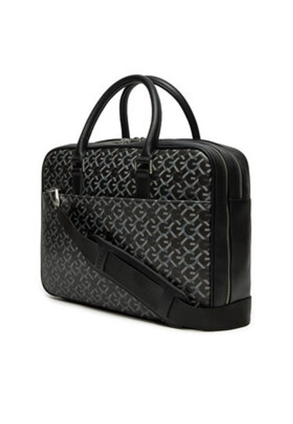 Guess Torba na laptopa HMLUGW P4447 Czarny. Kolor: czarny. Materiał: skóra