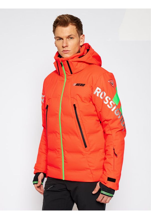 Rossignol Kurtka narciarska Hero Depart RLIMJ55 Pomarańczowy Classic Fit. Kolor: pomarańczowy. Sport: narciarstwo