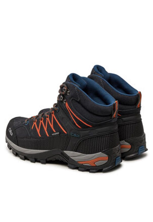 CMP Trekkingi Rigel Mid Trekking Shoes Wp 3Q12947 Czarny. Kolor: czarny. Materiał: zamsz, skóra. Sport: turystyka piesza