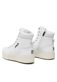 Fila Sneakersy Sandblast High FFT0052.10004 Biały. Kolor: biały. Materiał: skóra #3