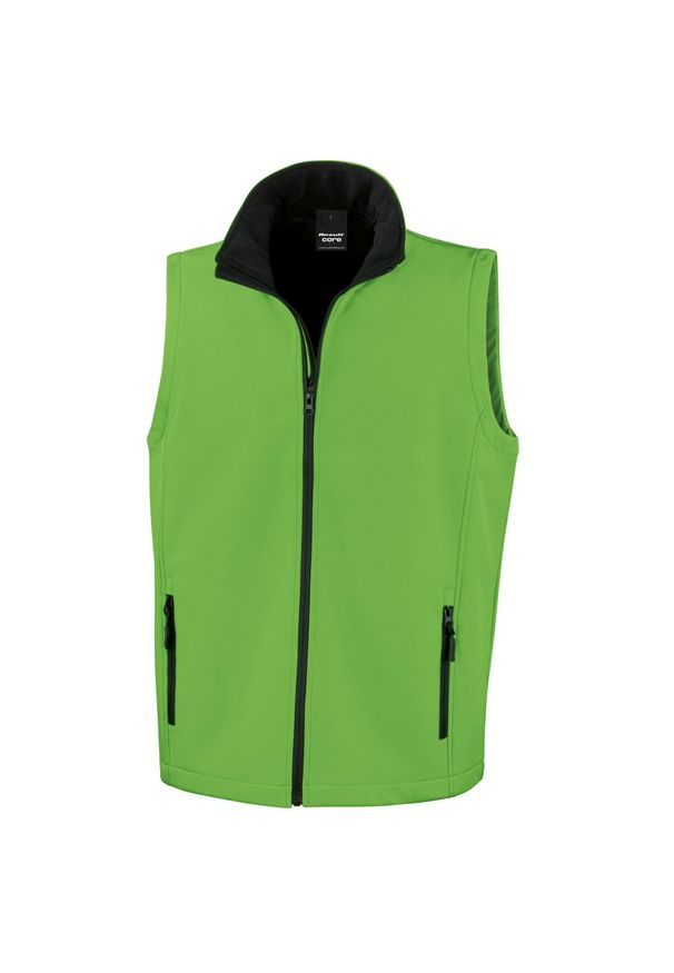 RESULT - Ocieplana Męska Softshell Printable. Kolor: biały, wielokolorowy, zielony, czarny. Materiał: softshell