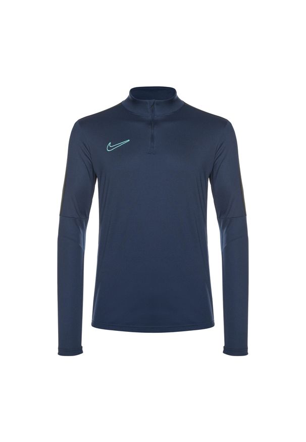 Longsleeve piłkarski męski Nike Academy Dri-Fit 1/2-Zip. Kolor: niebieski. Długość rękawa: długi rękaw. Technologia: Dri-Fit (Nike). Sport: piłka nożna