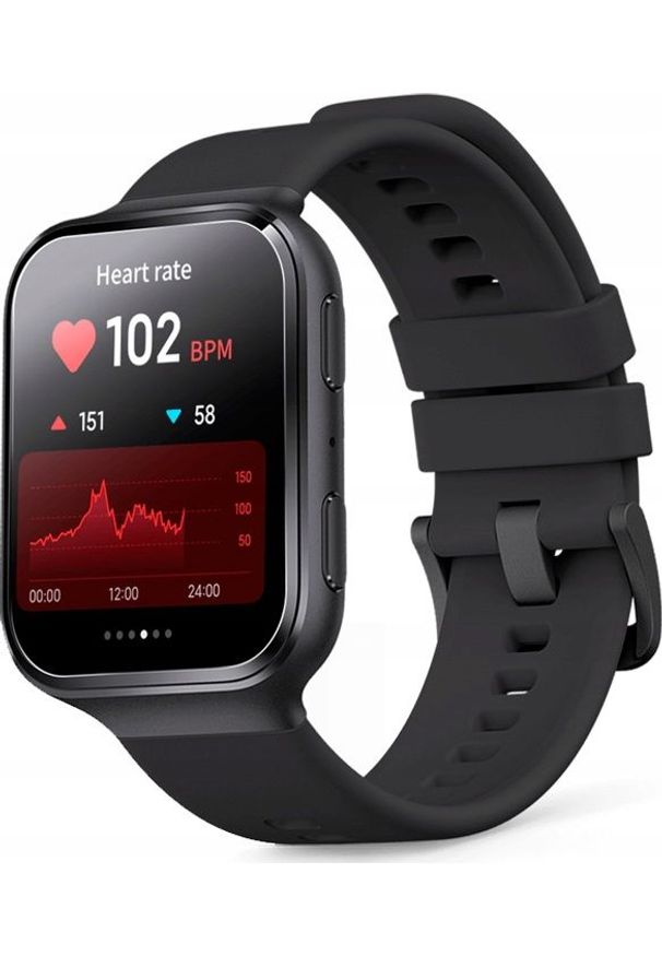 Smartwatch 70mai Saphir Watch Czarny (6971669780814). Rodzaj zegarka: smartwatch. Kolor: czarny