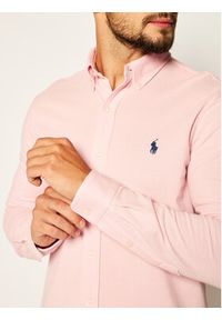 Polo Ralph Lauren Koszula Classics 710654408049 Różowy Regular Fit. Typ kołnierza: polo. Kolor: różowy. Materiał: bawełna