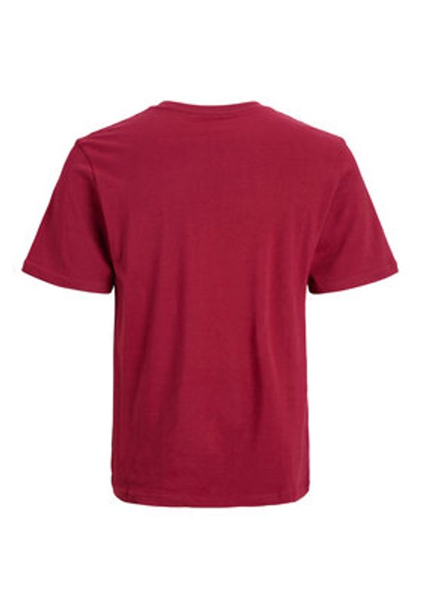 Jack & Jones T-Shirt York 12283800 Czerwony Relaxed Fit. Kolor: czerwony. Materiał: bawełna