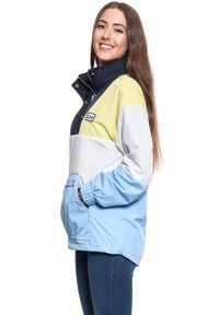 Lee - DAMSKA KURTKA PRZEJŚCIOWA LEE WINDBREAKER ECRU L56AYOLO. Styl: retro