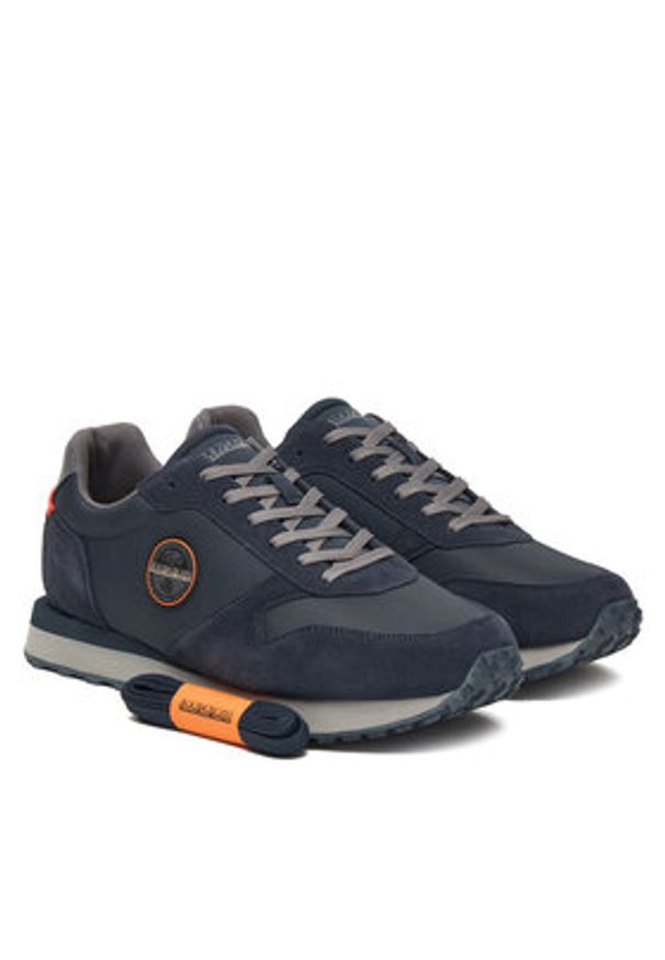 Napapijri Sneakersy NP0A8914 Granatowy. Kolor: niebieski. Materiał: zamsz, skóra