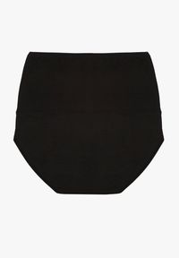 Born2be - Czarne Bawełniane Majtki Modelujące z Wysokim Stanem Nilawena. Stan: podwyższony. Kolor: czarny. Materiał: bawełna