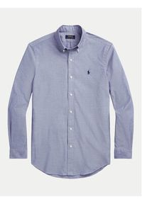 Polo Ralph Lauren Koszula 710829480010 Niebieski Custom Fit. Typ kołnierza: polo. Kolor: niebieski. Materiał: bawełna #3